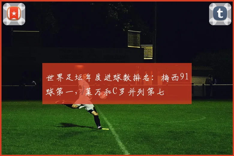 世界足坛年度进球数排名：梅西91球第一，莱万和C罗并列第七